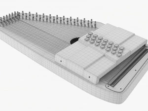 Autoharp Music Instrument 3D Model