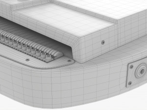 Autoharp Music Instrument 3D Model