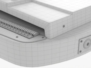 Autoharp Music Instrument 3D Model