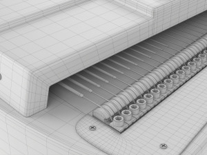 Autoharp Music Instrument 3D Model