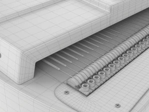Autoharp Music Instrument 3D Model