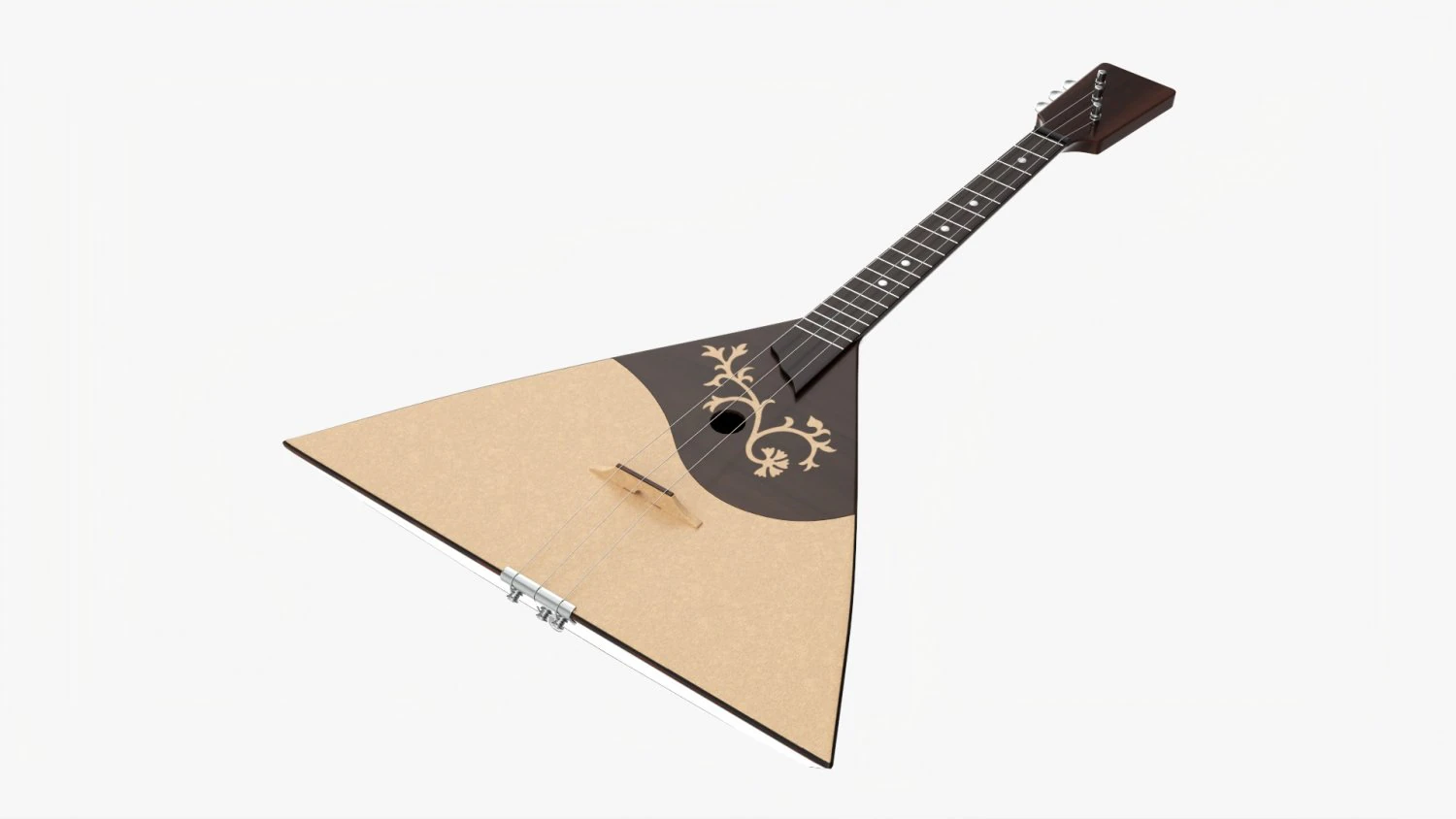 Balalaika 3 corde 01 Modello 3D .c4d .max .obj .3ds .fbx .stl .blend