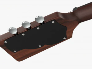 Balalaika 3 corde 01 Modello 3D