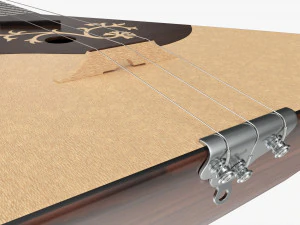 Balalaika 3 corde 01 Modello 3D