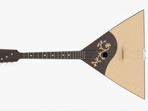 Balalaika 3-Strings 01 3D 모델