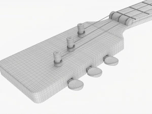 Balalaika 3 corde 01 Modello 3D