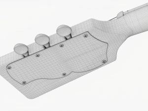 Balalaika 3 corde 01 Modello 3D