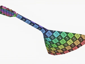 Balalaika 3 corde 01 Modello 3D