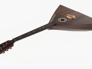 Balalaika 3 corde 02 Modello 3D