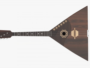 Balalaika 3-Strings 02 3D Model