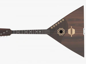 Balalaika 3 corde 02 Modello 3D