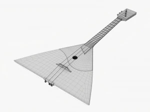 Balalaika 3 corde 02 Modello 3D