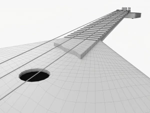 Balalaika 3 corde 02 Modello 3D