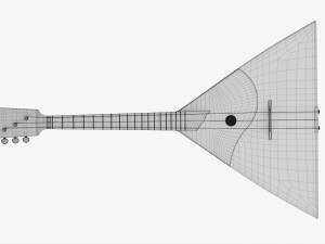 Balalaika 3-Strings 02 3D Model