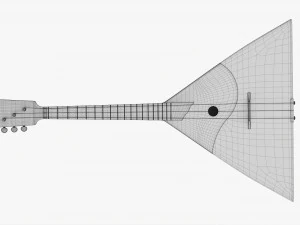 Balalaika 3 corde 02 Modello 3D