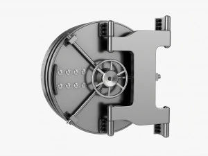 Bank Vault Door 3D Model