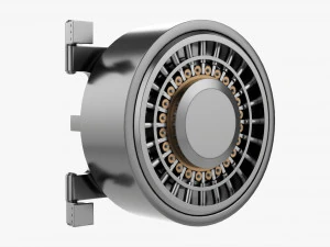 Bank Vault Door 3D Model