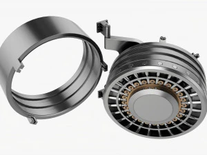 Bank Vault Door 3D Model