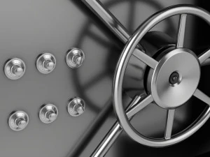 Bank Vault Door 3D Model