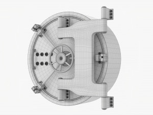 Bank Vault Door 3D Модель