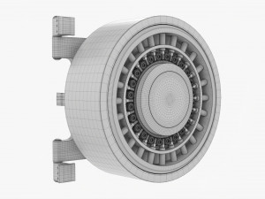 Bank Vault Door 3D Модель