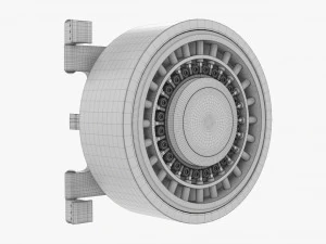 Bank Vault Door 3D Model