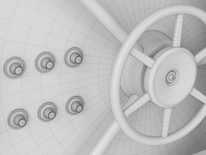 Bank Vault Door 3D Модель