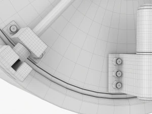 Bank Vault Door 3D Model