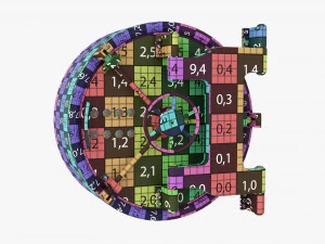 Bank Vault Door 3D Model