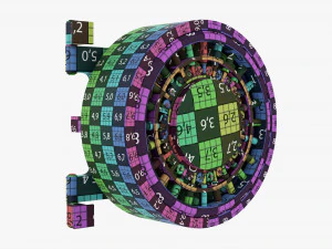 Bank Vault Door 3D Model