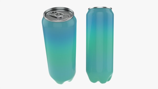 Beverage Pet Can Long 500 Ml 3D-Modell .c4d .max .obj .3ds .fbx .stl .blend 
