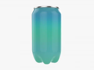 Puszka dla zwierząt domowych kr&oacute;tka 330 ml Model 3D