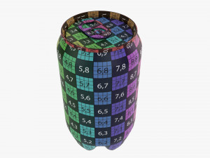 Beverage Pet Can Short 330 Ml 3D Model