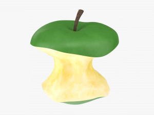 Bitten Apple Green Modelo 3D