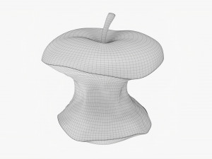 Bitten Apple Green Modelo 3D