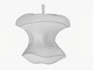 Bitten Apple Green Modelo 3D