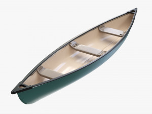 Canoe 01 3D Model