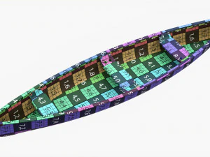Canoa 01 Modello 3D