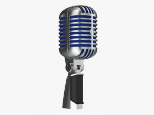 Cardioid Microphone 01 3D Model