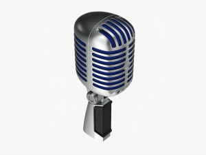 Cardioid Microphone 01 Model 3D