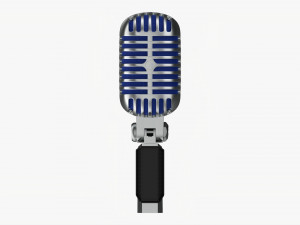 Cardioid Microphone 01 Model 3D