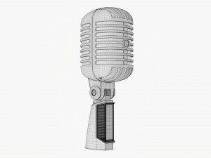 Cardioid Microphone 01 Model 3D