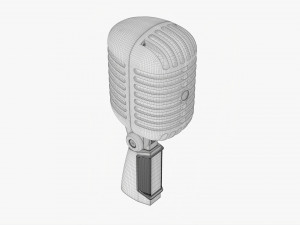 Cardioid Microphone 01 Model 3D