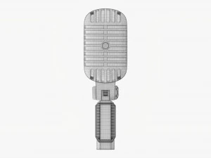 Microfono cardioide 01 Modello 3D