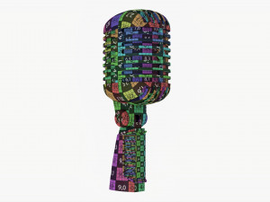 Cardioid Microphone 01 Model 3D