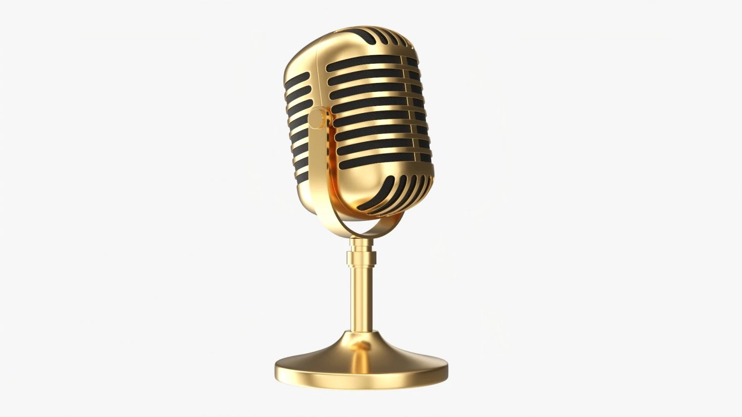 Cardioid Microphone 02 3D Model .c4d .max .obj .3ds .fbx .stl .blend 