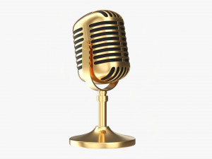 Cardioid Microphone 02 3D Model