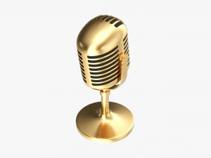 Cardioid Microphone 02 3D Model