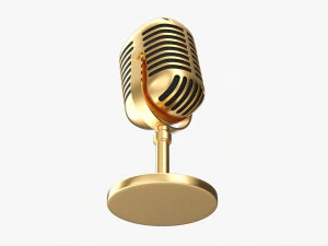 Cardioid Microphone 02 3D Model