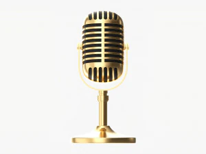 Cardioid Microphone 02 3D Model